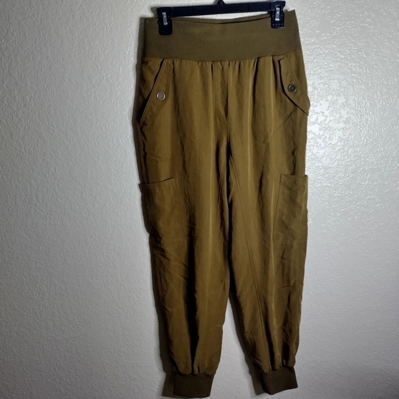 Anthropologie Maeve Cicerone Jogger Pants Elastic Waist Pull-On sz S - Picture 2 of 9